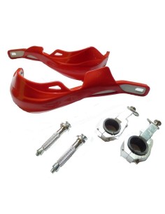 Cubremanos aluminio 22/28mm rojo
