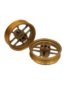 Llantas ligeras doradas 4 taladros MTR