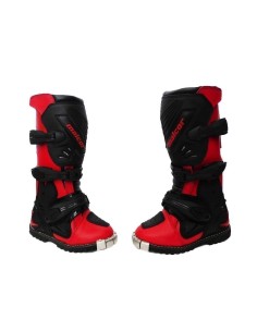 Botas de cross infantiles rojo